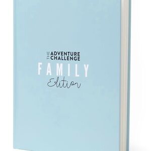 NWOT The Adventure Challenge Family Edition Journal - Light Blue